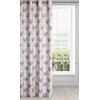 Zasłona EUROFIRANY Aseta 140 x 250 cm Szaro-różowy Styl Vintage