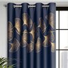 Zasłona EUROFIRANY Harmony 140 x 250 cm Granatowy Liczba elementów w zestawie 1