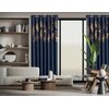 Zasłona EUROFIRANY Harmony 140 x 250 cm Granatowy Kolor Granatowy