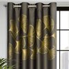 Zasłona EUROFIRANY Harmony 140 x 250 cm Brązowy Liczba elementów w zestawie 1