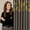 Zasłona EUROFIRANY Harmony 140 x 250 cm Brązowy Informacje dodatkowe Ilość przelotek: 8 szt.