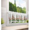 Firana gotowa EUROFIRANY Stella 150 x 30 cm Biały Sposób zawieszenia Tunel