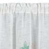 Firana gotowa EUROFIRANY Asteja 150 x 30 cm Biało-różowy Zawartość zestawu 1 x firana 150 x 30 cm