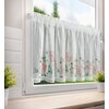 Firana gotowa EUROFIRANY Asteja 150 x 30 cm Biało-różowy Przeznaczenie Do kuchni