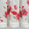 Firana gotowa EUROFIRANY Mari 150 x 30 cm Biały Materiał 100% poliester