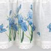 Firana gotowa EUROFIRANY Ala 150 x 30 cm Biało-niebieski