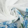 Firana gotowa EUROFIRANY Ala 150 x 30 cm Biało-niebieski Sposób zawieszenia Tunel