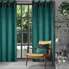 Zasłona EUROFIRANY Jasper 140 x 250 cm Ciemnoturkusowy Styl Glamour