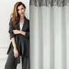 Zasłona EUROFIRANY Jasper 140 x 250 cm Biały Styl Glamour