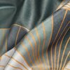Zasłona EUROFIRANY Design 91 Gina 140 x 250 cm Stalowy Materiał 100% poliester - welwet