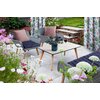 Zasłona EUROFIRANY Janete 140 x 250 cm Biały Styl Botaniczny