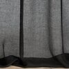 Firana gotowa EUROFIRANY Celine 140 x 270 cm Czarny Materiał 100% poliester