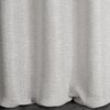 Szara zasłona o fakturze przypominającej delikatny splot materiału, układająca się w miękkie fałdy. Produkt to "Zasłona EUROFIRANY Anita 140 x 250 cm Szary".