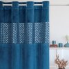 Zasłona EUROFIRANY Margot 140 x 250 cm Granatowy Typ Półzaciemniająca