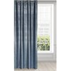 Zasłona EUROFIRANY Ambi 140 x 250 cm Granatowo-srebrny Typ Zaciemniająca