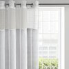 Firana gotowa EUROFIRANY Grace 135 x 250 cm Biały Sposób zawieszenia Przelotki