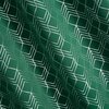 Zasłona EUROFIRANY Design 91 Poli 140 x 250 cm Zielony Sposób zawieszenia Przelotki