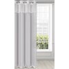 Zasłona EUROFIRANY Amira 140 x 250 cm Jasnoszary Liczba elementów w zestawie 1