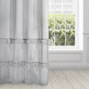 Firana gotowa EUROFIRANY Ariana 140 x 250 cm Szary Materiał 100% poliester