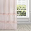 Firana gotowa EUROFIRANY Ariana 140 x 250 cm Różowy Materiał 100% poliester