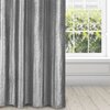 Zasłona EUROFIRANY Glossy 140 x 250 cm Czarno-srebrny Szerokość [cm] 140