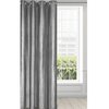 Zasłona EUROFIRANY Glossy 140 x 250 cm Czarno-srebrny Liczba elementów w zestawie 2