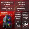 Komputer MAD DOG AMIRANI-I01DR16 i5-12400F 16GB RAM 1TB SSD GeForce RTX4060 Procesor Intel Core i5-12400F