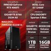 Komputer MAD DOG AMIRANI-I02DB16 i5-12400F 16GB RAM 1TB SSD GeForce RTX4060Ti Procesor Intel Core i5-12400F