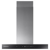 Okap SAMSUNG NK24C5703TS Stal nierdzewna + Czarne szkło 744m3/h 72dB klasa A Głębokość [cm] 45.5