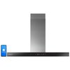 Okap SAMSUNG NK36C5703TS Stal nierdzewna + Czarne szkło 622m3/h 72dB klasa A