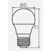 Żarówka LED LIGHTLOGIC LL G45 4.9W E27 NW Moc [W] 4.9