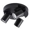 Oprawa sufitowa LIGHTLOGIC LL PORI EL-3O B Czarny
