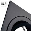 Oprawa sufitowa punktowa LIGHTLOGIC LL EGER DTL-B 30564 Czarny Zasilanie Sieciowe
