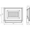 Naświetlacz LED LIGHTLOGIC LL FDL LED 50W-B Moc [W] 50