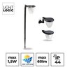 Lampa solarna LIGHTLOGIC LL SLR LED SP/WL/TL 31444 Głębokość [mm] 180