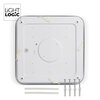 Plafon sufitowy LIGHTLOGIC LL EGRA PLAFON 17W B 66122 Czarny Pomieszczenie Do jadalni