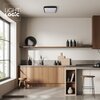 Plafon sufitowy LIGHTLOGIC LL EGRA PLAFON 17W B 66122 Czarny Źródło światła w komplecie Tak