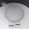 Oprawa sufitowa punktowa LIGHTLOGIC LL Ceiling Lamp 03B/W 31450 Źródło światła w komplecie Nie