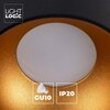 Oprawa sufitowa punktowa LIGHTLOGIC LL Ceiling Lamp 03B/G 31451 Maksymalna moc żarówki [W] 10