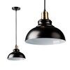 Lampa sufitowa LIGHTLOGIC LL PRAG E27 B Czarny Zasilanie Sieciowe