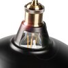 Lampa sufitowa LIGHTLOGIC LL NUKU E27 B 66144 Czarny Zasilanie Sieciowe