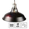 Lampa sufitowa LIGHTLOGIC LL NUKU E27 B 66144 Czarny Rodzaj Lampa sufitowa