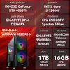 Komputer MAD DOG AMIRANI-I02DR16 i5-12400F 16GB RAM 1TB SSD GeForce RTX4060Ti Procesor Intel Core i5-12400F