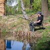 Krzesło wędkarskie NILS CAMP NC1802 Zielono-czarny Gwarancja 24 miesiące