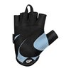 Rękawice fitness SPOKEY Lady fit (rozmiar S) Czarno-niebieski Kolor Czarno-niebieski