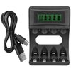 Ładowarka QOLTEC 50654 do akumulatorków Ni-Mh i Ni-Cd typu R03/AAA R6/AA Napięcie wyjściowe [V] 1.2