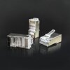Wtyk QOLTEC 54548 Przelotowy, Kategoria 6, Pozłacane styki (100 szt.) Głębokość [mm] 22