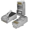 Wtyk QOLTEC 54556 Modularny, Kategoria 6, Pozłacane styki (100 szt.)