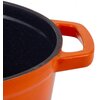 Garnek żeliwny VINTAGE CUISINE VC2P2619BL20CP Pomarańczowy 26 cm Przeznaczenie Kuchnie halogenowe