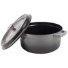 Garnek żeliwny VINTAGE CUISINE VC2P2619BL20CP Szary 26 cm Przeznaczenie Kuchnie elektryczne